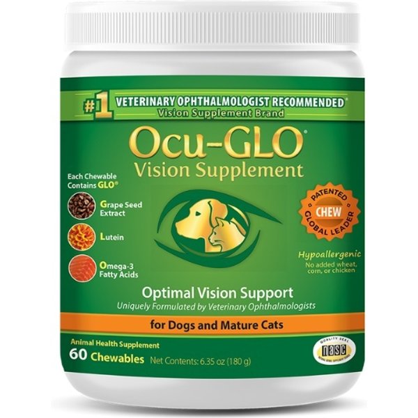 Animal Necessity Ocu-GLO Optimal Vision Support Soft Chew Dog & Cat Supplement