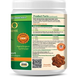 Animal Necessity Ocu-GLO Optimal Vision Support Soft Chew Dog & Cat Supplement, 60 count