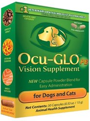 Animal Necessity Ocu-GLO Powder Blend Vision Dog & Cat Supplement, 30 count