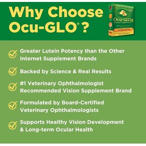 Animal Necessity Ocu-GLO Powder Blend Vision Dog & Cat Supplement, 30 count
