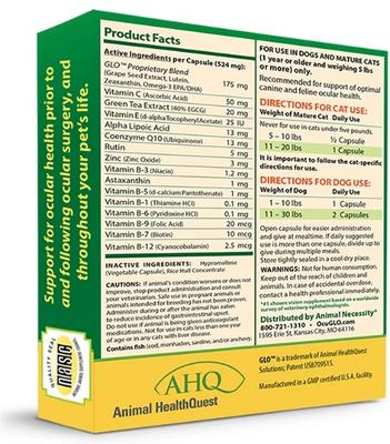 Show full view: Animal Necessity Ocu-GLO Powder Blend Vision Dog & Cat Supplement, 30 count slide 3 of 12