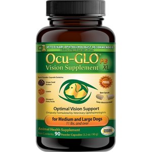 Animal Necessity Ocu-GLO Powder Blend Vision Medium & Large Dog Supplement, 90 count
