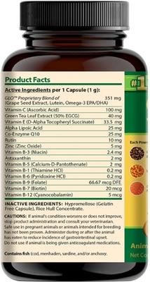 Show full view: Animal Necessity Ocu-GLO Powder Blend Vision Medium & Large Dog Supplement, 90 count slide 3 of 12