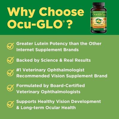 Show full view: Animal Necessity Ocu-GLO Powder Blend Vision Medium & Large Dog Supplement, 90 count slide 5 of 12