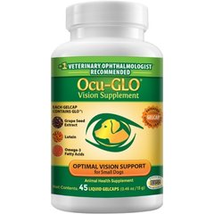 Animal Necessity Ocu-GLO Softgel Vision Supplement for Small Dogs, 45 count