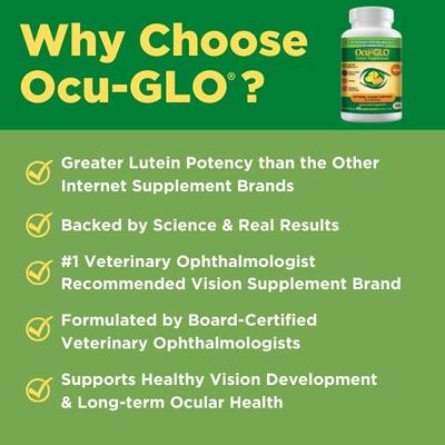 Show full view: Animal Necessity Ocu-GLO Softgel Vision Supplement for Small Dogs, 45 count slide 5 of 13