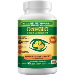 Animal Necessity Ocu-GLO Softgel Vision Supplement for Small Dogs, 90 count