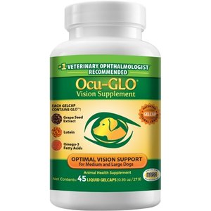 Animal Necessity Ocu-GLO Vision Supplement for Medium & Large Dogs, 45 count
