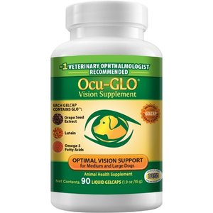 Animal Necessity Ocu-GLO Vision Supplement for Medium & Large Dogs, 90 count