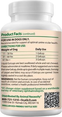 Show full view: Animal Necessity Ocu-GLO Vision Supplement for Medium & Large Dogs, 90 count slide 4 of 13