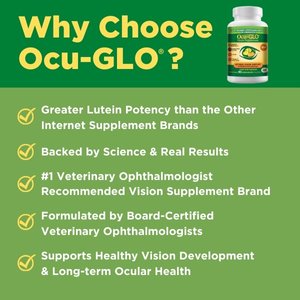 Animal Necessity Ocu-GLO Vision Supplement for Medium & Large Dogs, 90 count