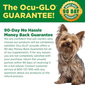 Animal Necessity Ocu-GLO Vision Supplement for Medium & Large Dogs, 90 count