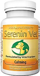 Animal Necessity Serenin Vet Natural Calming Dog & Cat Supplement, 45 count