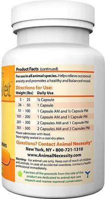 Show full view: Animal Necessity Serenin Vet Natural Calming Dog & Cat Supplement, 45 count slide 4 of 5
