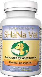 Animal Necessity ShaNa Vet Natural Skin & Coat Dog & Cat Supplement, 45 count