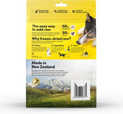 Show full view: Animals Like Us RawMix50 with Grass-Fed Beef Grain-Free Freeze-Dried Dog Food, 12-oz bag slide 3 of 11