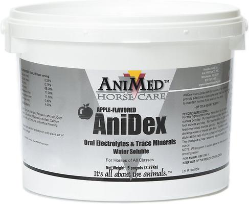 Show full view: AniMed Anidex Apple-Flavored Horse Supplement, 5-lb tub slide 1 of 4