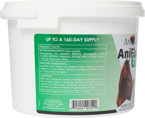 Show full view: AniMed Aniflex Gl Horse Supplement, 5-lb tub slide 3 of 4