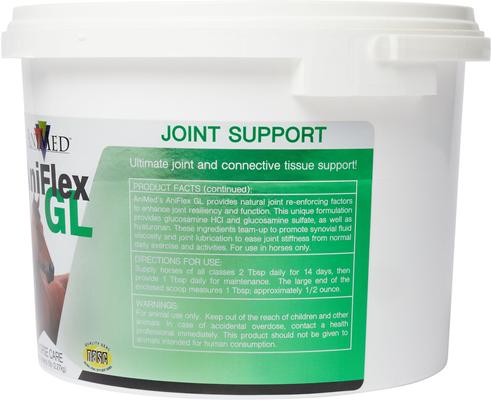 Show full view: AniMed Aniflex Gl Horse Supplement, 5-lb tub slide 2 of 4