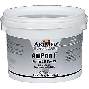 AniMed Aniprin F Asprin USP Powder Horse Supplement, 5-lb tub