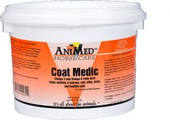 AniMed Coat Medic Horse Supplement, 4-lb tub