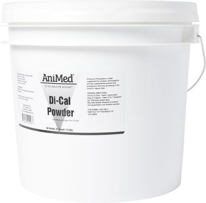 Show full view: AniMed Di-Cal Powder Horse Supplement, 30-lb tub slide 3 of 4