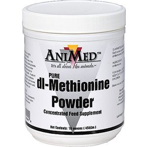 AniMed Di-Methionine Powder Horse Supplement, 16-oz tub