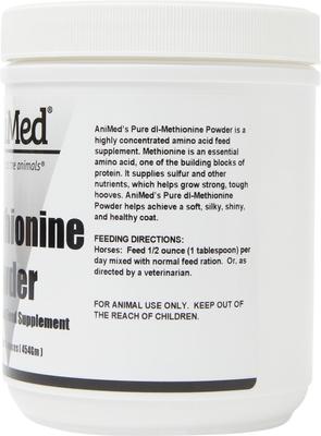 Show full view: AniMed Di-Methionine Powder Horse Supplement, 16-oz tub slide 3 of 4