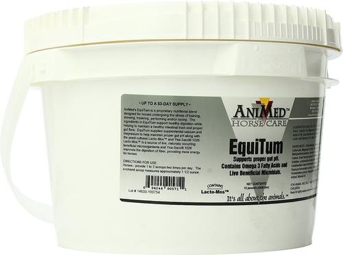 Show full view: AniMed EquiTum Digestive Health Powder Horse Supplement, 10-lb tub slide 3 of 4