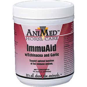 AniMed Immuaid with Echinacea & Garlic Horse Supplement, 16-oz jar