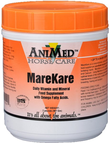 AniMed MareKare Vitamins & Minerals Pregnant & Nursing Powder Horse Supplement