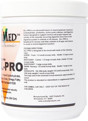 Show full view: AniMed Multi-Species All Pro Horse Supplement, 16-oz bottle slide 3 of 4