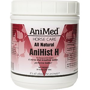 AniMed Natural AniHist H Respiratory Health & Allergy Relief Powder Horse Supplement, 20-oz tub