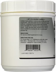 AniMed Natural Garlic Powder Digestive Health & Pest Control Powder Horse Supplement, 2-lb tub slide 2 of 4