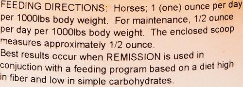 Show full view: AniMed Professional Strength Remission Hoof Health Powder Horse Supplement, 4-lb tub slide 5 of 7