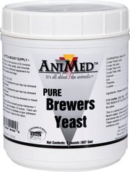 AniMed Pure Brewers Yeast Comprehensive Powder Horse Supplement, 2-lb tub