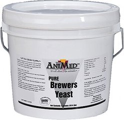 AniMed Pure Brewers Yeast Horse Supplement, 4-lb tub