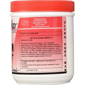 AniMed Pure MSM Joint Support Powder Horse Supplement, 2.25-lb tub
