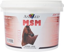 AniMed Pure MSM Joint Support Powder Horse Supplement, 5-lb tub