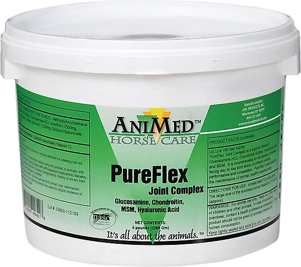 Out of Stock ANIMED PureFlex Joint Complex Powder Horse Supplement, 5