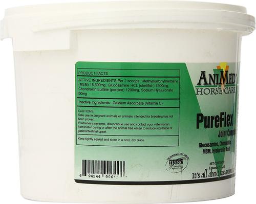Show full view: AniMed PureFlex Joint Complex Powder Horse Supplement, 5-lb tub slide 3 of 7