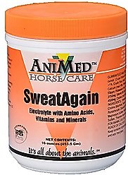 AniMed SweatAgain Horse Supplement, 1-lb tub