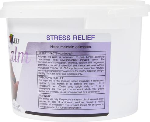 Show full view: AniMed Via Calm Horse Supplement, 5-lb tub slide 3 of 5