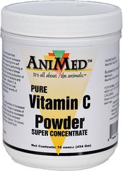 AniMed Vitamin C Powder Horse Supplement, 1-lb tub