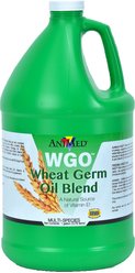 AniMed WGO Wheat Germ Oil Blend Coat Health Liquid Horse Supplement, 1-gal