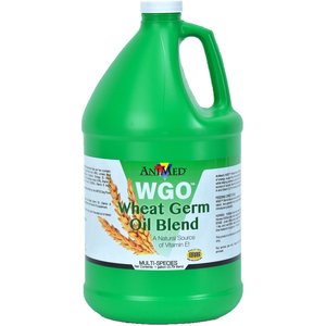AniMed WGO Wheat Germ Oil Blend Coat Health Liquid Horse Supplement, 1-gal