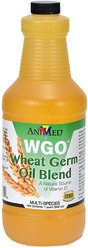 AniMed WGO Wheat Germ Oil Blend Horse Supplement, 1-qt bottle