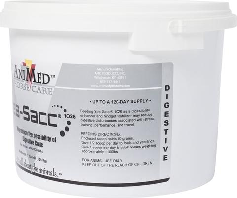 Show full view: AniMed Yea-Sacc Horse Supplement, 3-lb tub slide 2 of 4