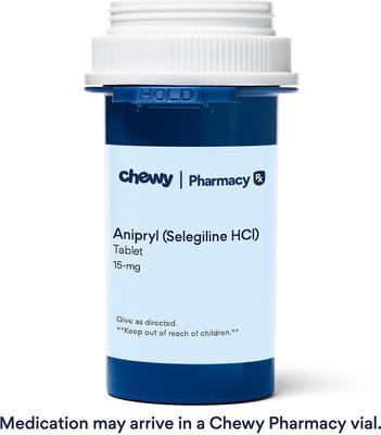 Show full view: Anipryl (Selegiline HCl) Tablets for Dogs, 30 tablets, 15-mg slide 2 of 8