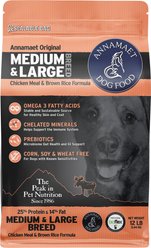 Annamaet 25% Medium & Large Breed Dry Dog Food, 12-lb bag